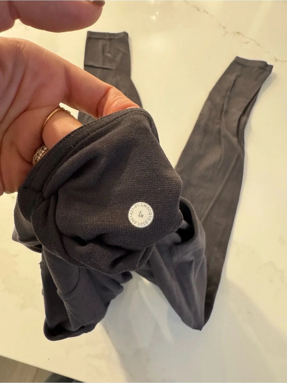 lululemon athletica Black High-Rise Leggings with Side Pocket